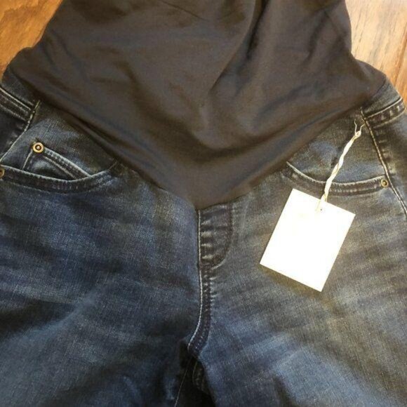 a:glow maternity bootcut jeans with full panel NEW 4 - Picture 3 of 4